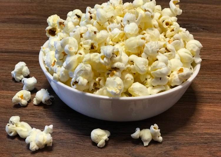 Easiest Way to Prepare Favorite Salty Popcorn