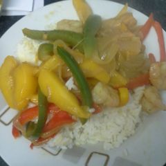 A picture of Peaches & Shrimps.