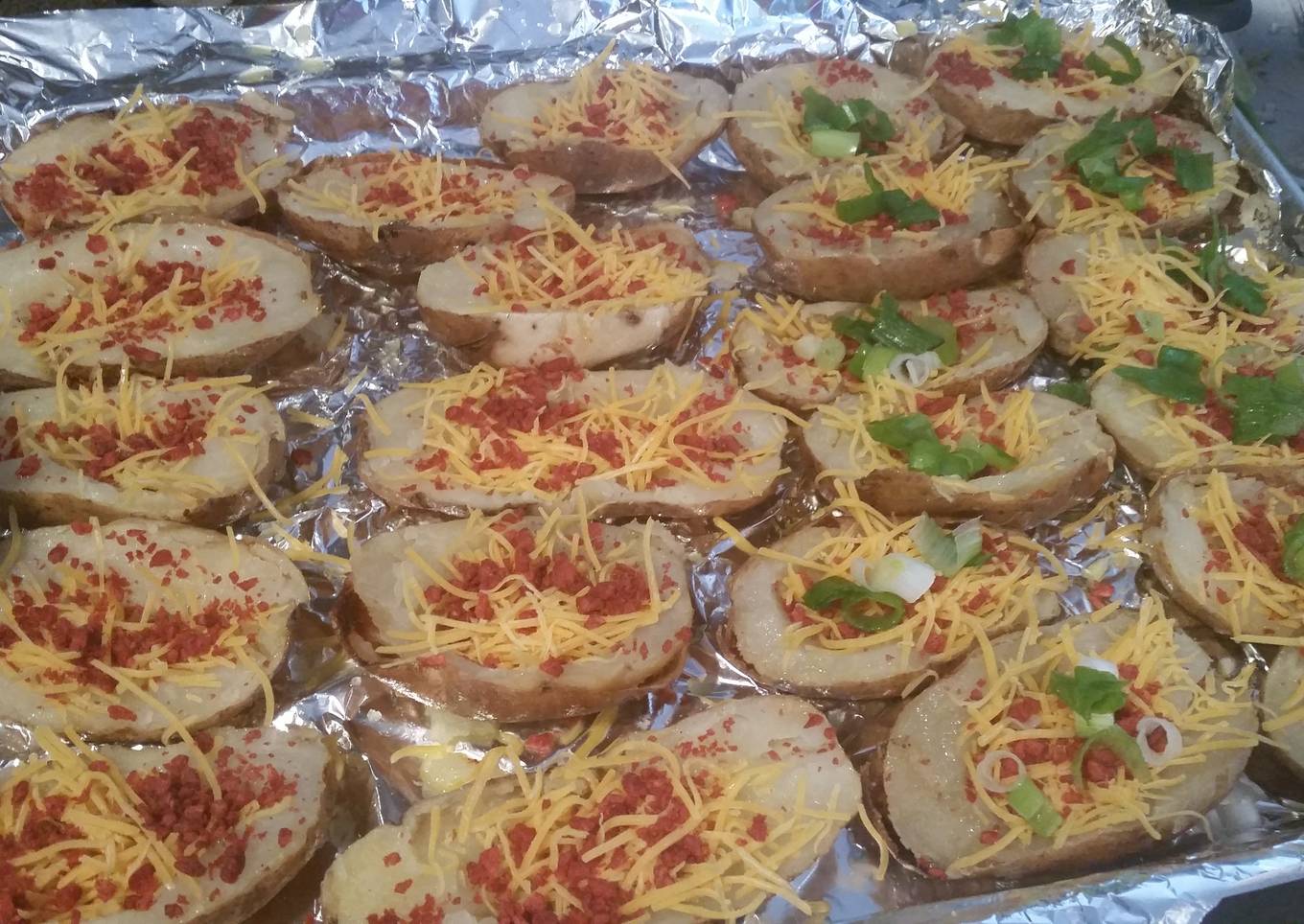 Loaded potato skins