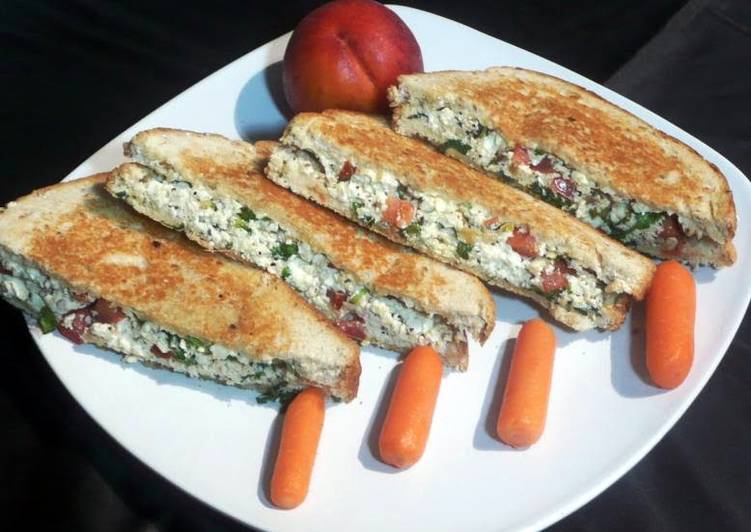 Simple Way to Make Award-winning Paneer Sandwich