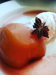 A picture of Drunken pears.