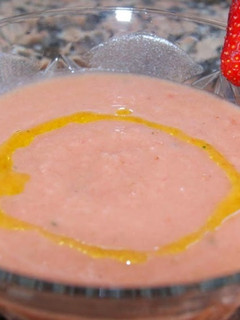 Una foto de Gazpacho de fresones