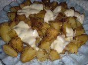 Una foto de papas gratinadas