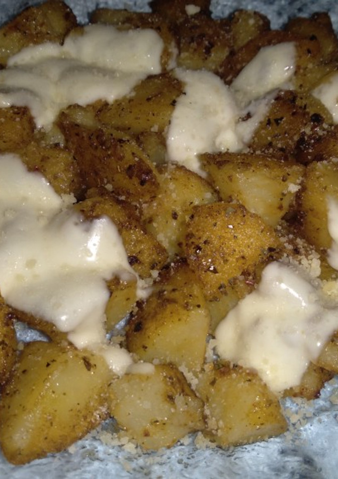 Una foto de Papas gratinadas