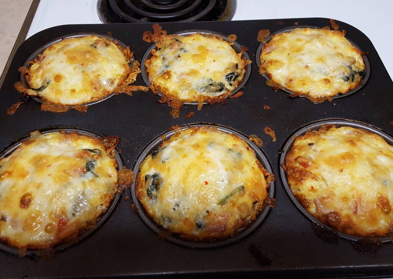 Step-by-Step Guide to Make Favorite Cheesy hash brown egg nests