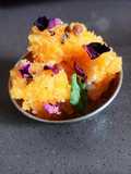 Kesariya Kopra Pak (Coconut Burfi)