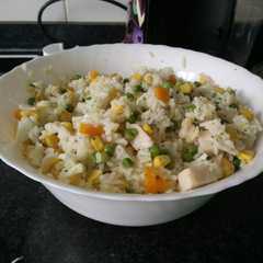 Una foto de Arroz delicias varias