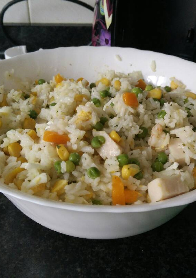 Una foto de Arroz delicias varias
