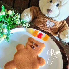 A picture of Teddy Pan Cake.