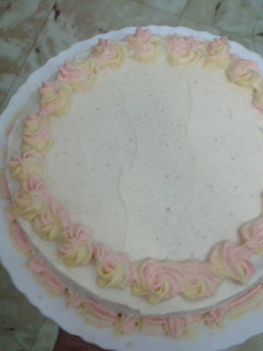 A picture of Soft vanilla cake.
