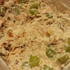A picture of Chicken salad sandwiches.