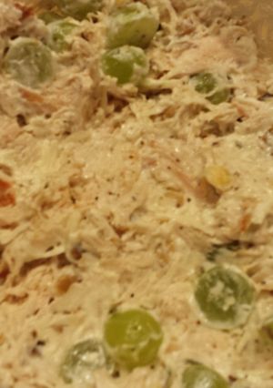 A picture of Chicken salad sandwiches.