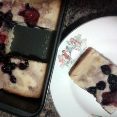 A picture of Momma's Diet Fruit Coffeecake.