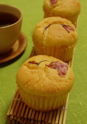 A picture of Glutinous Rice Flour Muffins.