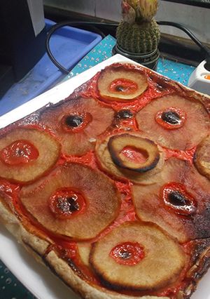 Foto principal de Tarta de manzana roja