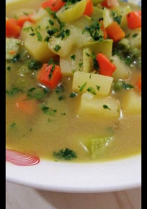 صورة لوصفة شوربه خضار