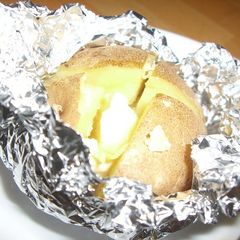A picture of Baked Potatoes with your Microwave and Toaster Oven.