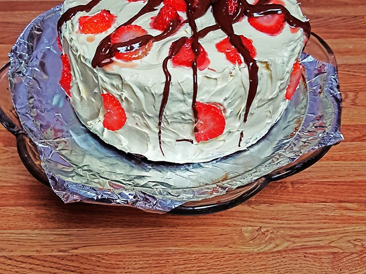 Easy Steps Make Recipes Chocolate Cake with Strawberries the  Makes Drooling Can Pamper Your Tongue.