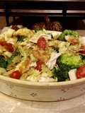 Easy peasy leftovers pasta salad