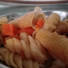 Carrot pasta A picture of Carrot pasta.