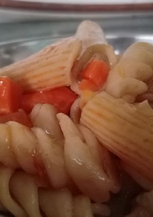 A picture of Carrot pasta.