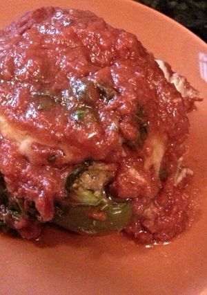 A picture of Stuffed Green Bell Pepper.
