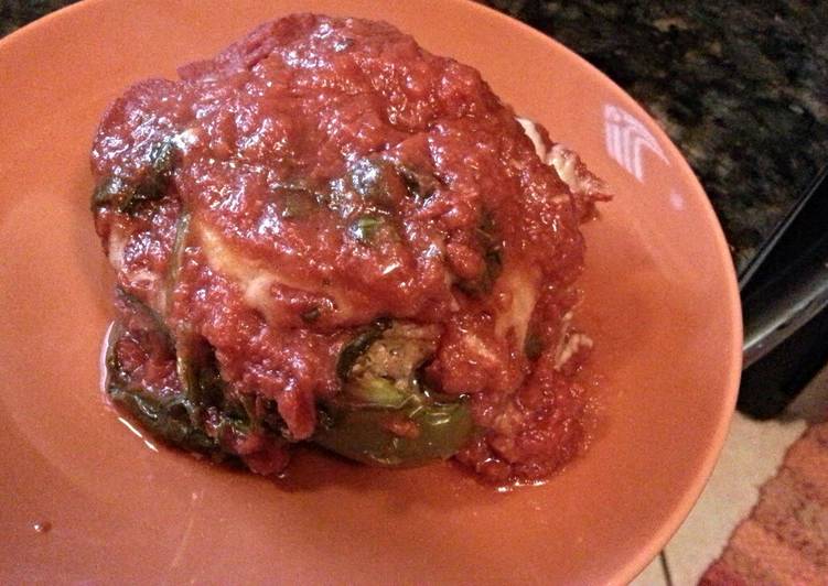 How to Make Quick Stuffed Green  Bell Pepper