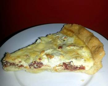 Easy Cooking Recipe Sundried tomato and Feta Cheese Quiche Yummy
