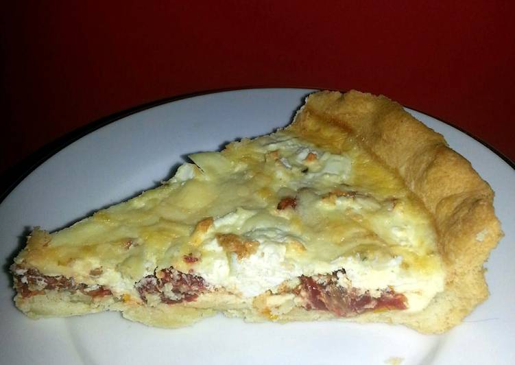 Easiest Way to Make Ultimate Sundried tomato and Feta Cheese Quiche