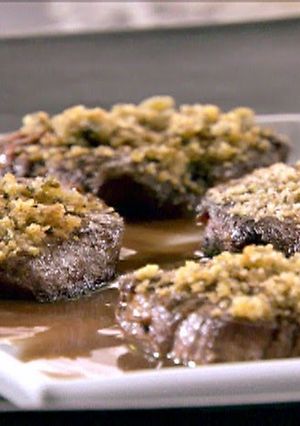 A picture of Blue Cheese Crusted Filet Mignon.