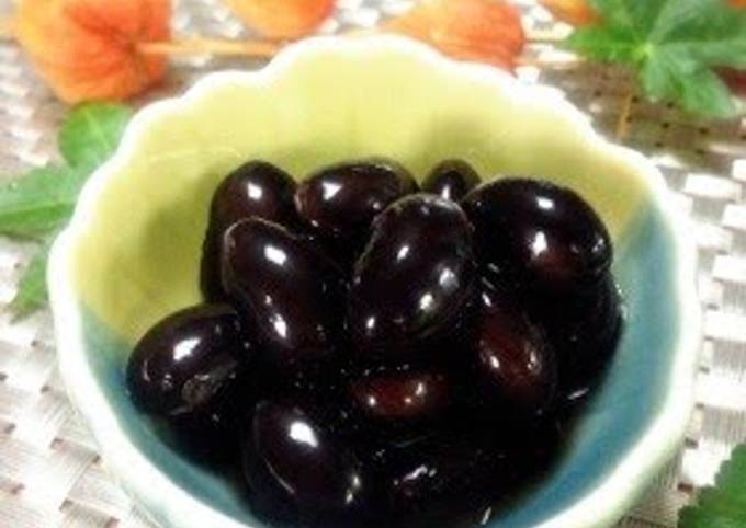 For Your New Year's Feast! Plump, Ever-Popular Sweetened 'Kuromame' Black Soybeans