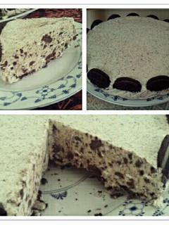 A picture of Oreo Ice Cream Cake.