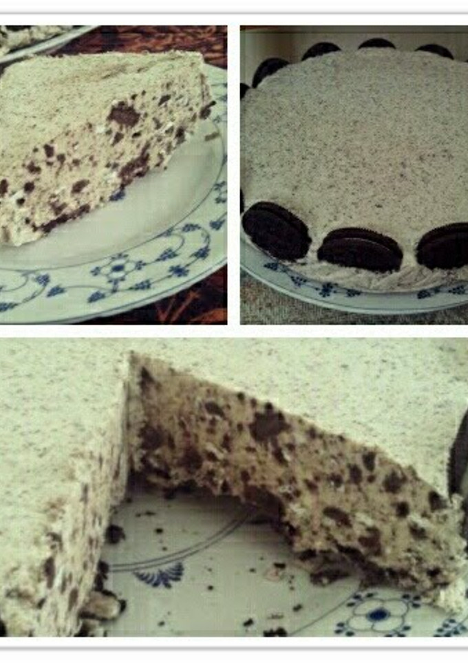 A picture of Oreo Ice Cream Cake.