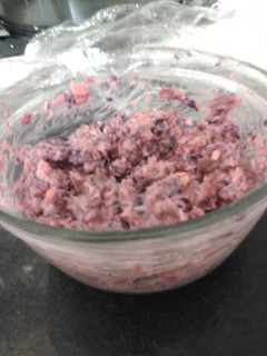 A picture of My coleslaw with a bit of heat.