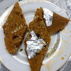 A picture of Dry halwa.