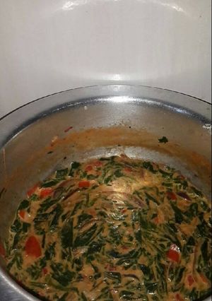 A picture of Murenda served with ugali.