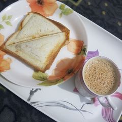 A picture of Three Spice Omellete Sandwich.