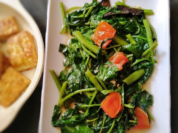 Resep Tumis Kangkung Saos Tiram, Bikin Ngiler