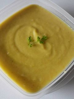Una foto de Crema de calabacín