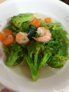 Foto resep Sup brokoli udang