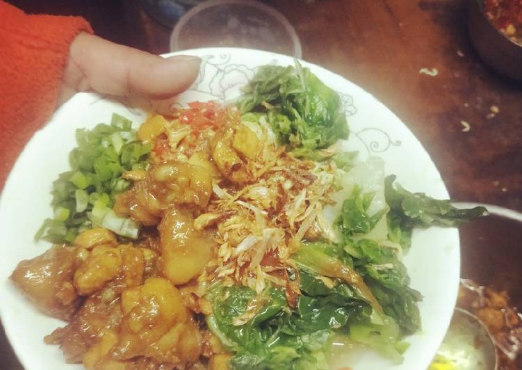 Mie ayam manpung alias mantul kampung