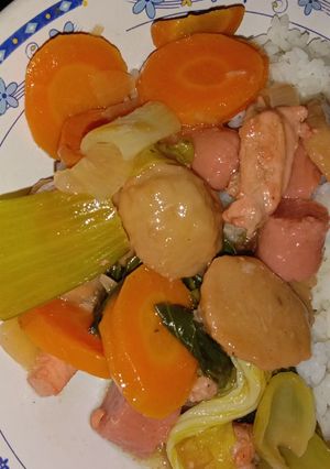 Foto resep Capcay kuah merah