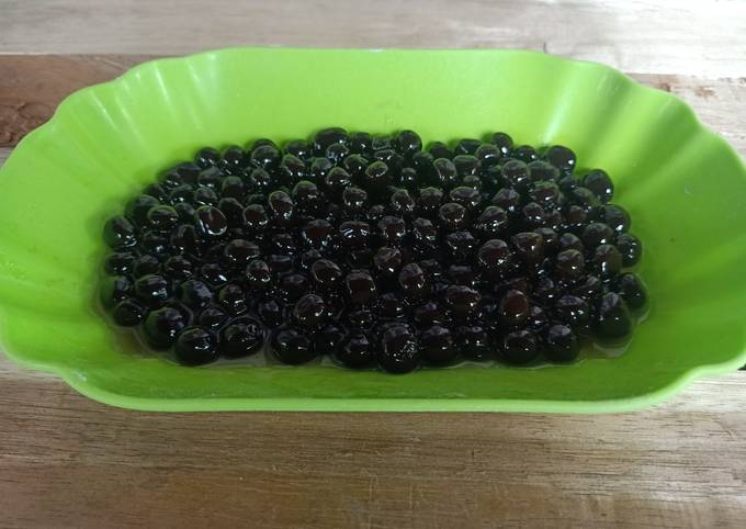 Resep Boba Kenyal,Uenak,Murah,dan Auto Kenyang😁, Lezat Sekali