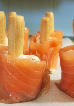 Foto principal de Piruletas de salmón