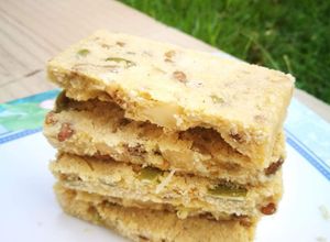 รูปของ Keto "granola" bars ไร้แป้ง
