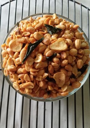 Foto resep Goreng Kacang bawang daun jeruk