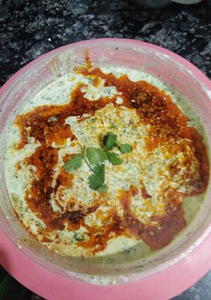 A picture of Bathua Raita.
