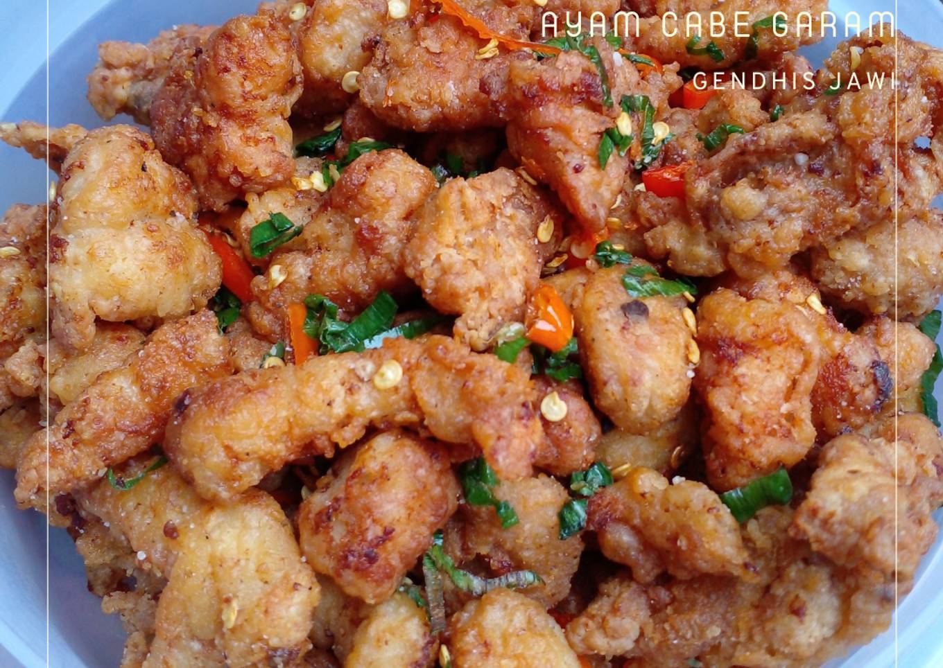 Ayam krispi cabe garam