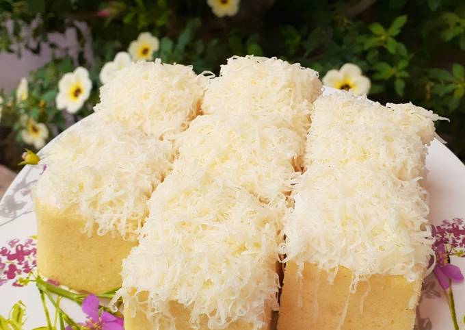 Cheese cake kukus (takaran sendok)