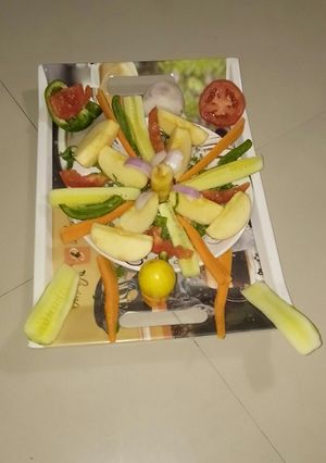 सलाद डेकोरेशन रेसिपी मुख्य फोटो